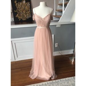 Jenny Yoo lyla dress size 12 color peony pink.